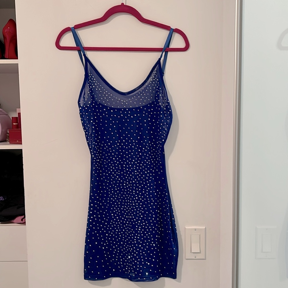 Sexy Rhinestone Dress Sz S - Picture 2 of 3